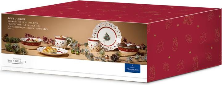 Actual product image Villeroy & Boch Breakfast for 2 white, set of 6 Toy's Delight (6 Piece)