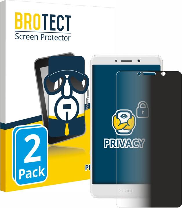 Produktbild BROTECT Sichtschutzfolie Anti-Spy Privacy Folie Blaulicht-Schutz (2 Stück, Honor 6X)