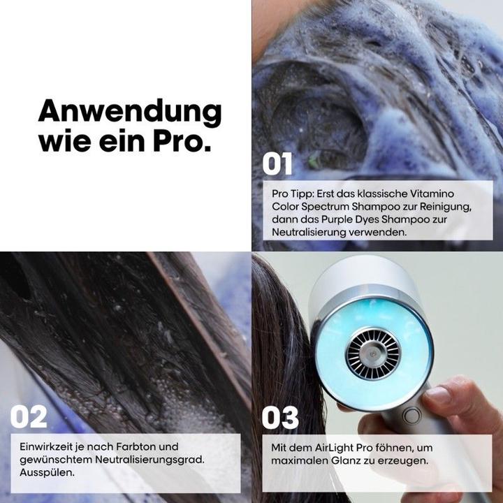 Produktbild L'Oréal Professionnel Vitamino Color Spectrum Purple Dyes Neutralizing (300 ml, Flüssiges Shampoo)