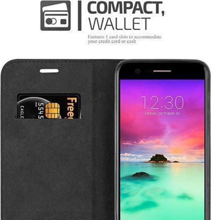 Actual product image Cadorabo Book Invisible Magnet Cover (LG K10)