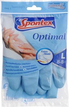 Produktbild Spontex Latex Gloves Optimal L (1 Stk.)
