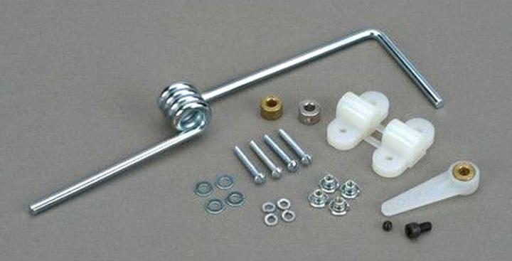 Actual product image Du-Bro Nose gear steerable 4 mm curved DUBRO