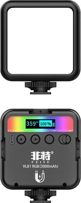 Produktbild EKO 360 Farben RGB-LED-Lampe 9000K, wiederaufladbar und tragbar. (Weitere Dauerlichter)