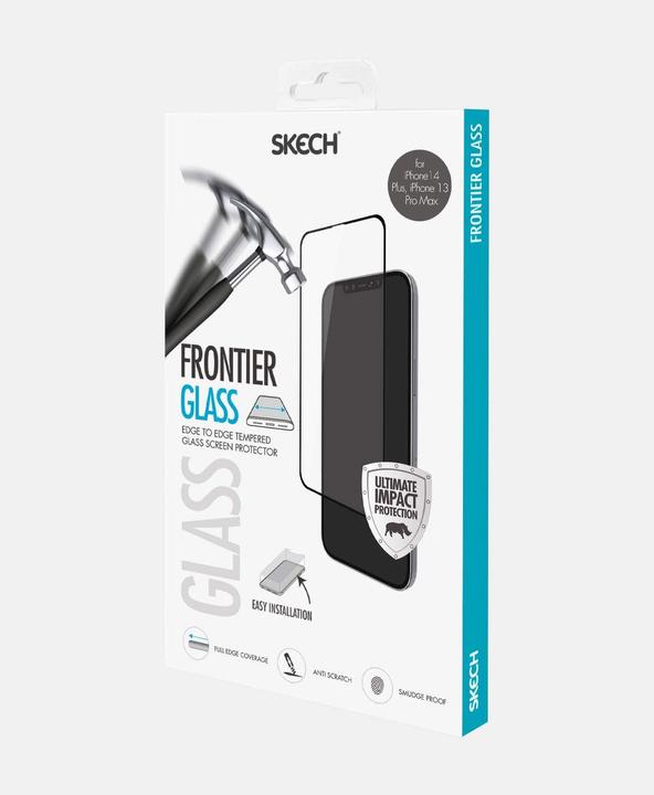 Skech Frontier Volledig Pasvorm Gehard Glazen Schermbeschermer (1 Stuk, Apple iPhone 13 Pro Max, Apple iPhone 14 Plus)