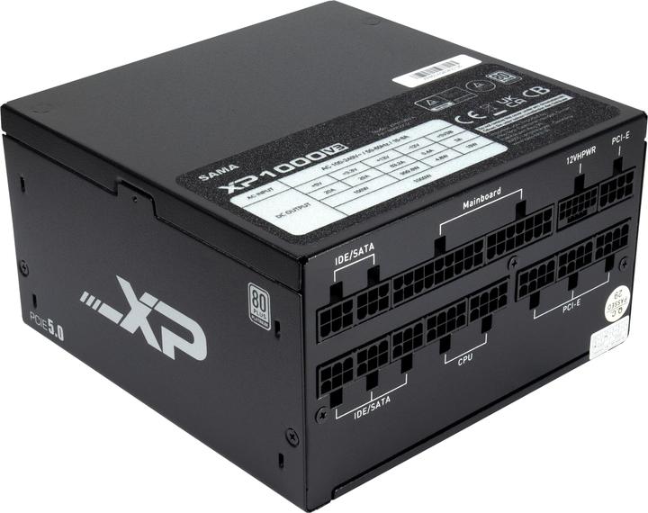 Produktbild Intertec Netzteil SAMA XPH-1000A ATX3.0 AC100 1000W,240V,50/60Hz (1000 W)