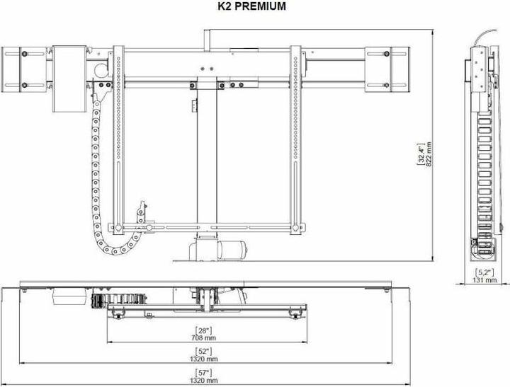 Produktbild DSS TV Lift Premium 2 (Universal, 57", 50 kg)
