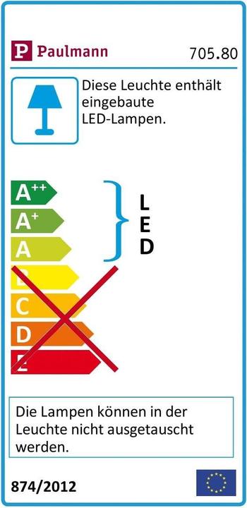 Energy Label Paulmann MaxLED 500 Stripe Set (Daylight, 300 cm, Indoor)