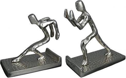 Gilde Aluminium Buchstütze "Hold" antik