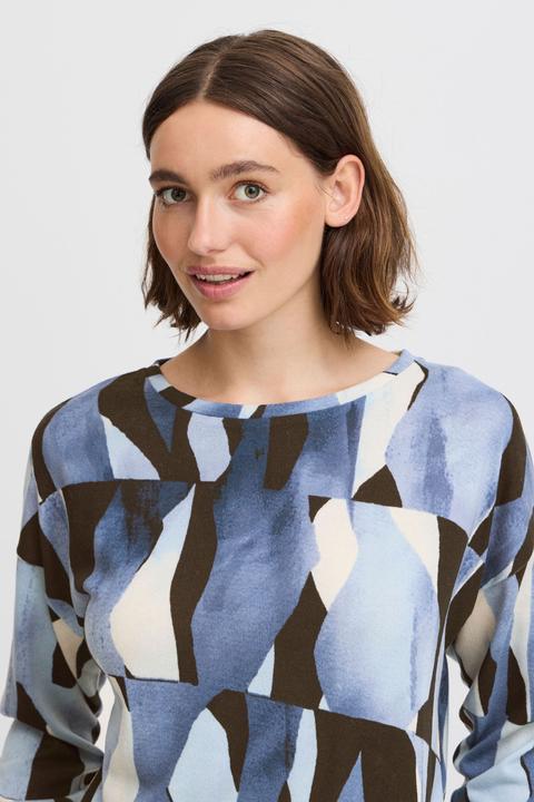 Actual product image B.young BYPIETA AOP CREW 20815356 (XS)