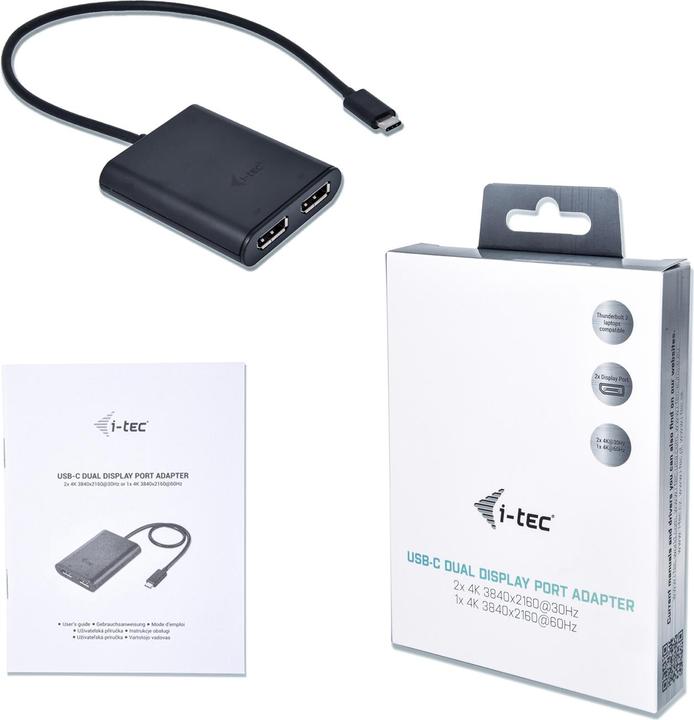 Image du produit i-tec USB C vers (DP, 7 cm)