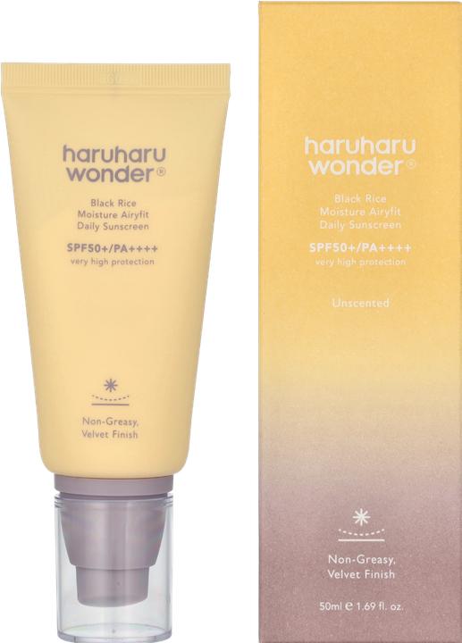 Produktbild Haruharu Wonder Black Rice Moisture Airyfit (Sonnencreme Gesicht, SPF 50, 50 ml, 50 g)