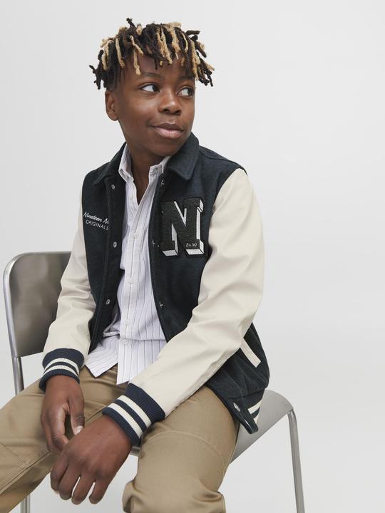 Actual product image Jack & Jones Baseball Jacket For Boys Baseball Jacket (176)