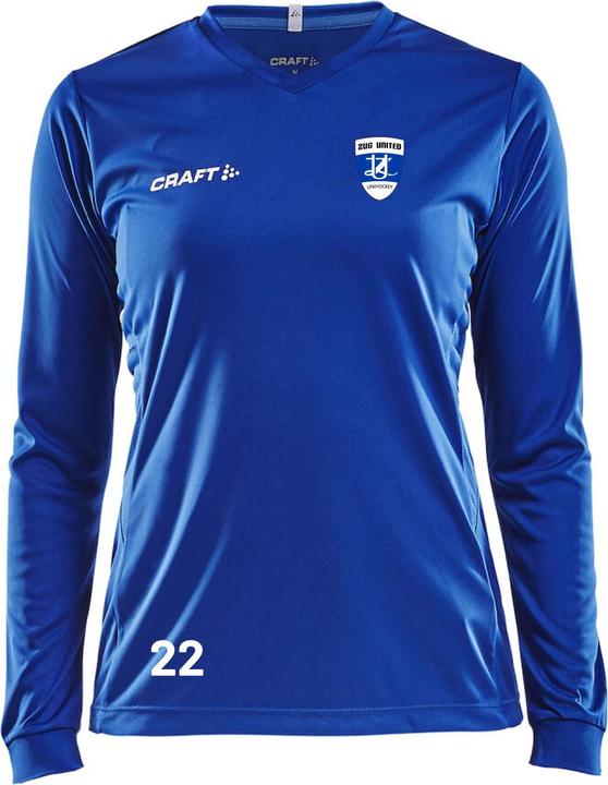 Craft Zug United Trainingsshirt long sleeve Damen-blau-M (XXL)