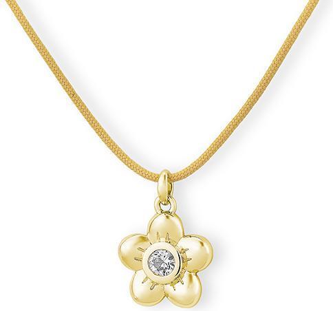 Actual product image Breuning Necklace - E.Safir White (585, - Gold)