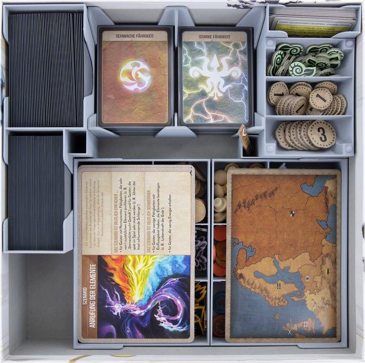 Image du produit Feldherr ORG071 - Organiseur pour Spirit Island : La Terre déchiquetée - Boîte de jeu de société (Matières plastiques)