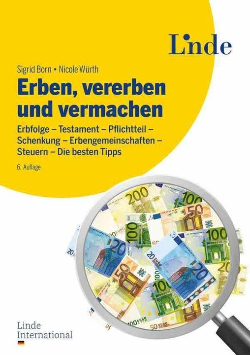 Image du produit Erben, vererben und vermachen (Allemand, Sigrid Born, Nicole Würth, 2022)