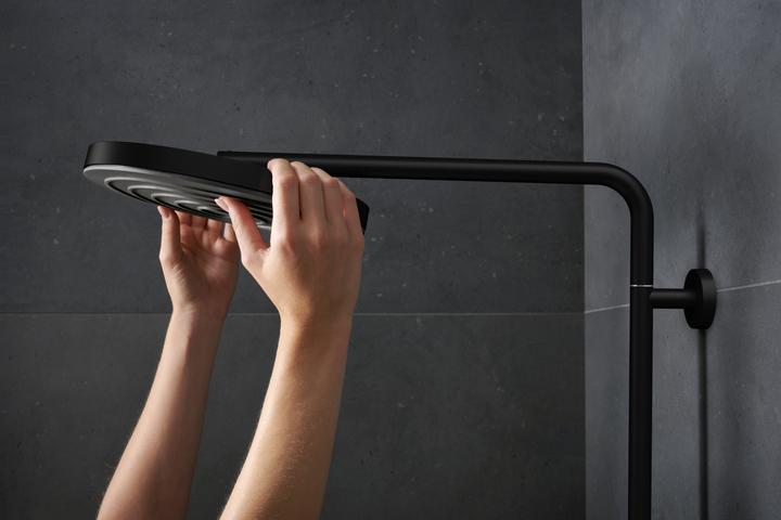 Actual product image hansgrohe Pulsify S Puro shower system 260, 1jet, Ecostat Fine, hand shower 3jet, EcoSmart