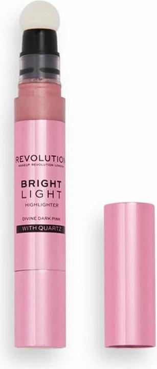 Makeup Revolution Helles Licht Flüssiger Highlighter Dunkelrosa 3ml (Divine Dark Pink, Highlighter)