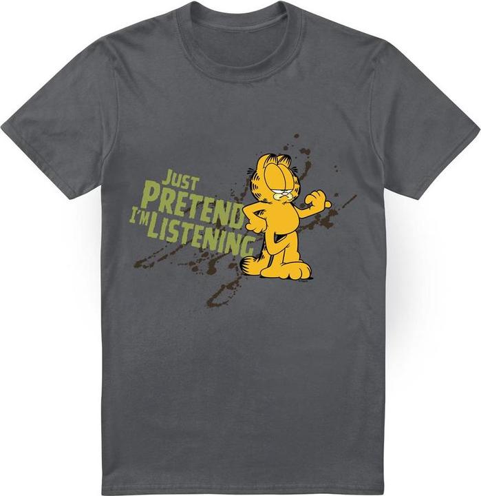Garfield Just Pretend I'm Listening TShirt (L)