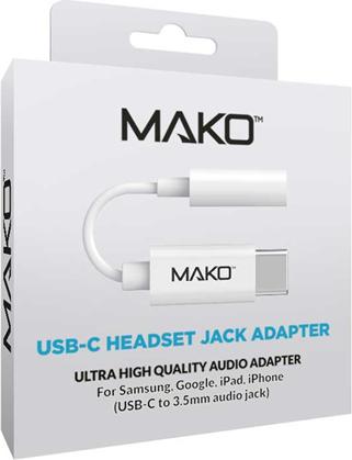 Immagine prodotto Mako USB-C Headset Jack Adapter (USB tipo C, Presa da 3,5 mm)
