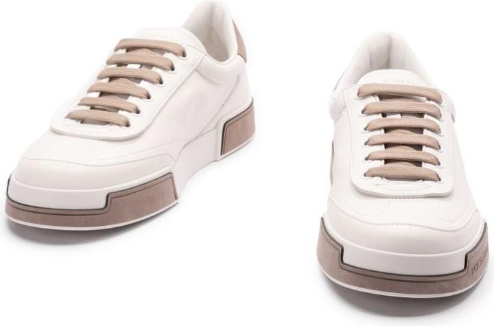 Immagine prodotto Dolce & Gabbana portofino yatch sneakers in calfskin color white and dove grey (41)