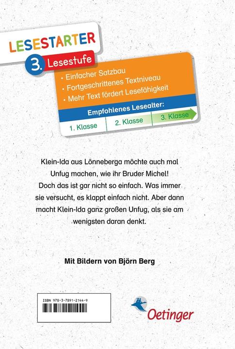 Produktbild Als Klein-Ida auch mal Unfug machen wollte (Deutsch, Astrid Lindgren, Björn Berg, Anna-Liese Kornitzky, 2020)