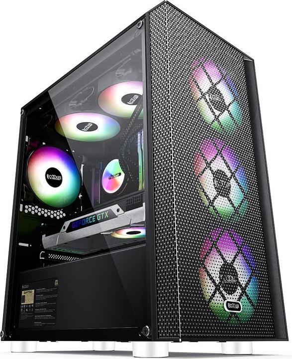 Image du produit Pccooler Platinum MM200 MESH Noir avec 4 (mATX, ATX)