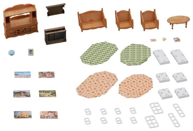 Actual product image Sylvanian Families Country house living room
