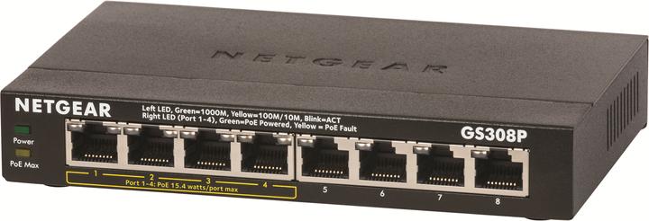 Image du produit Netgear Gs308p-100pes (8 Ports)