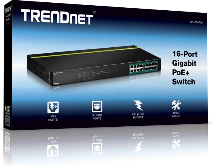 Immagine prodotto Trendnet Tpe-Tg160g (16 Porti)