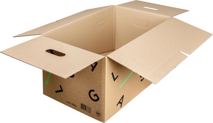 Produktbild Galaxus Umzugskarton (10er Set) (56 x 35 x 30 cm, 60 l)