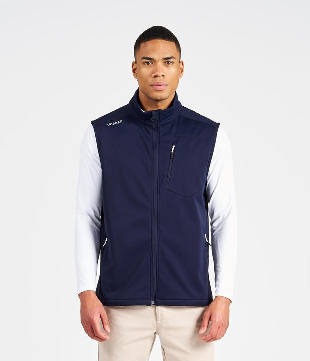 Tribord Softshellweste Segeln Herren winddicht 900 marineblau