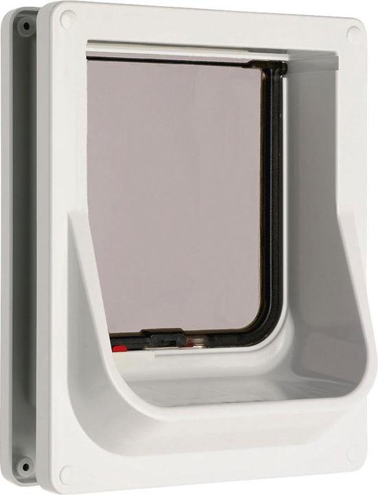 Cat Mate 4-way locking cat flap, electromagnetic, white (Magnetic cat flap)