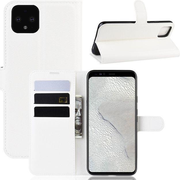 Actual product image MU Classic Litchi Leather Bookcover Series (Google Pixel 4 XL)
