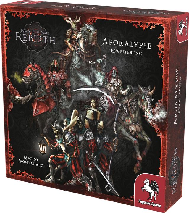Produktbild Pegasus Black Rose Wars - Rebirth: Apokalypse, Brettspiel, für 2-4 Spieler, ab 12 Jahren (Deutsch)