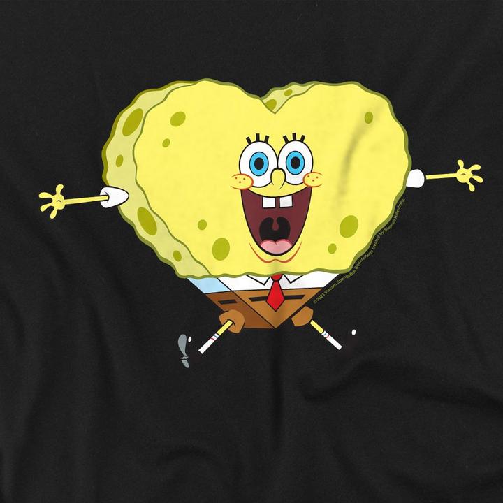 Produktbild Spongebob Squarepants HeartShaped TShirt Valentinstag (XXL)