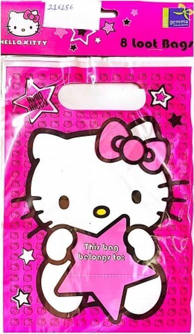 Produktbild Hello Kitty Sternemuster Partytüten 8erPack