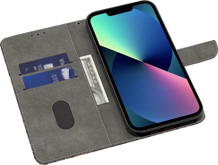 Image du produit Art iPhone 15 Livre Etui avec porte-carte Plume (Apple iPhone 15)