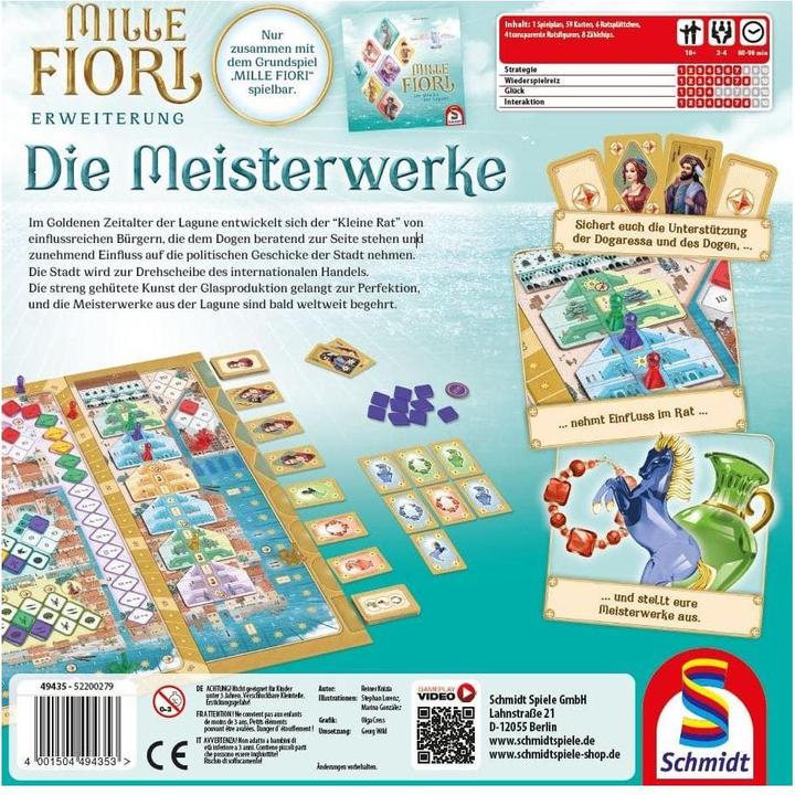 Produktbild Schmidt Spiele SSP Mille Fiori, Die Meisterwerke,1. Erw 49435 (Deutsch)