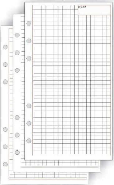 Image du produit Bind B-2610 - Système de feuillets quadrillés avec 50 feuilles, feuillets au format A6, notes Feuillets (A6)