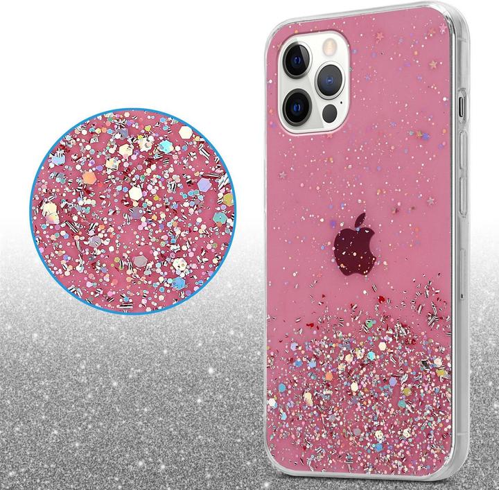 Actual product image Cadorabo TPU cover sparkling glitter (Apple iPhone 12 Pro Max)
