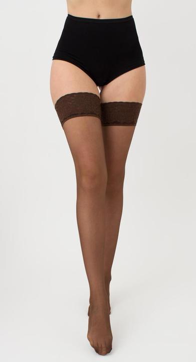 Image du produit Giulia Chic 20 calze Bas à couture autofixants, couleur cappuccino, taille 36-40 (20 DEN, 36 - 40)