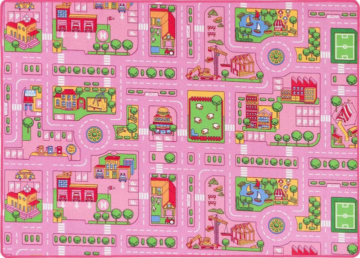 Snapstyle Strassenteppich Beidseitig mit zwei Strassenlandschaften Girls (140 x 200 cm)
