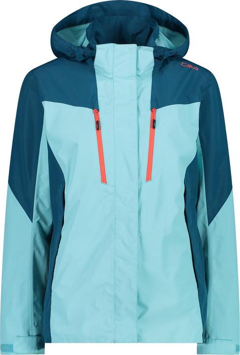 CMP Campagnolo Damen Regenjacke mit Kapuze und Reissverschluss (XS)