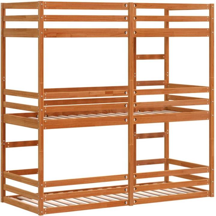 Actual product image VidaXL Triple bunk bed (75 x 190 cm)