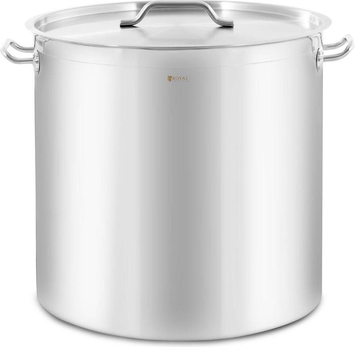 Royal Catering Pentola per induzione - 98 L - 500 mm (50 cm, Pentola, Acciaio inossidabile)