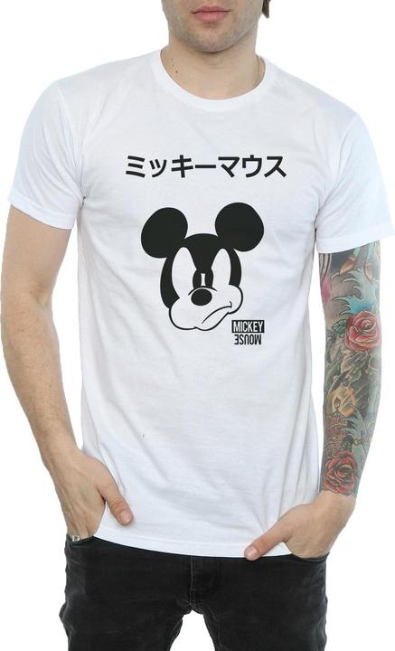 Actual product image Disney Mens Mickey Mouse Japanese T-Shirt (XXL)