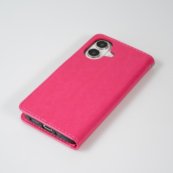 Produktbild PhoneLook Hülle Premium Flip Dunkelrosa (Apple iPhone 16 Plus)