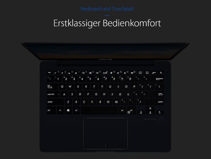 Produktbild ASUS ZenBook 13 UX331UN-EG068T (13.30", Intel Core i7-8550U, 16 GB, 256 GB, CH)