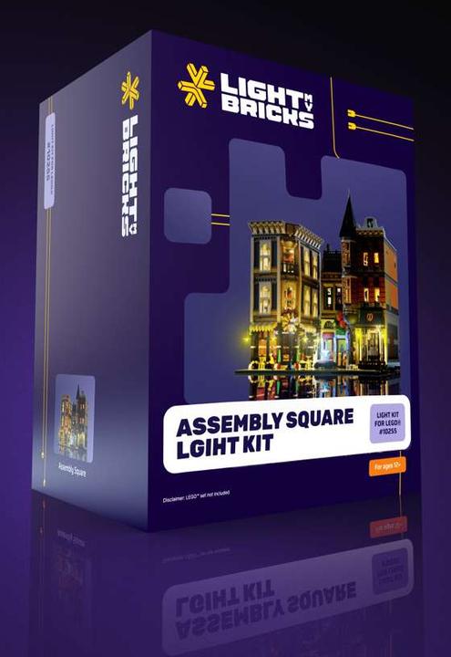 Actual product image Light my bricks LMB 2.0 LEGO® 10255# Assembly Square Light Kit